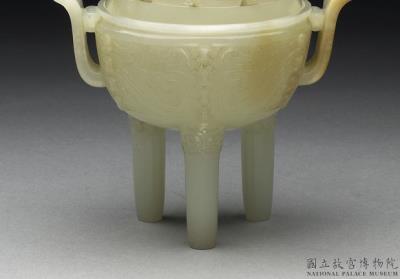 图片[2]-Jade incense burner with dragon pattern, Qing dynasty (1644-1911)-China Archive